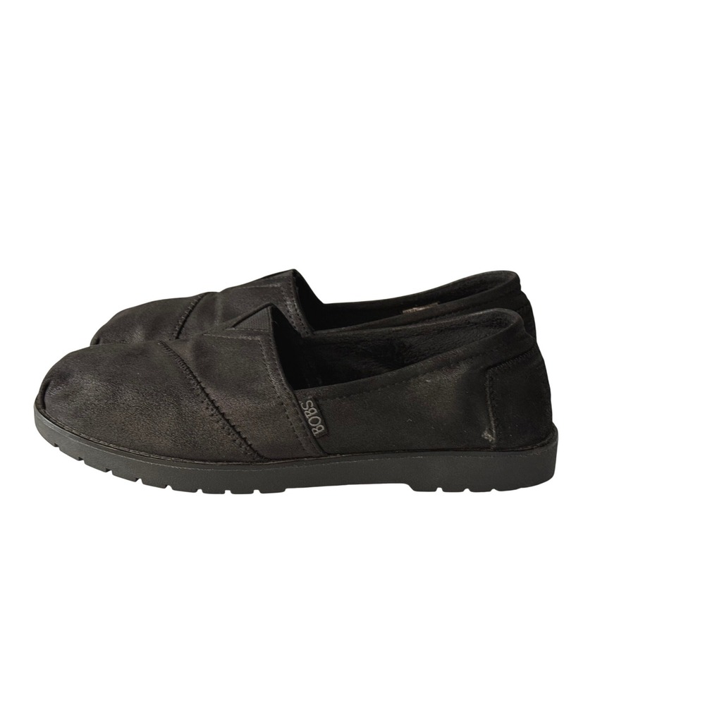 Bobs From Skechers Shoes Women's 9.5Chill Lugs Urban Spell Slip On Black 113352